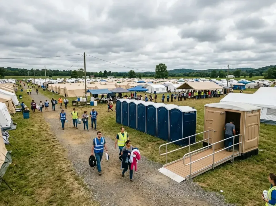 disaster-relief-camp-restrooms-010 — frequently asked questions, Dumpster & Portable Bathrooms Rental in Homewood, AL